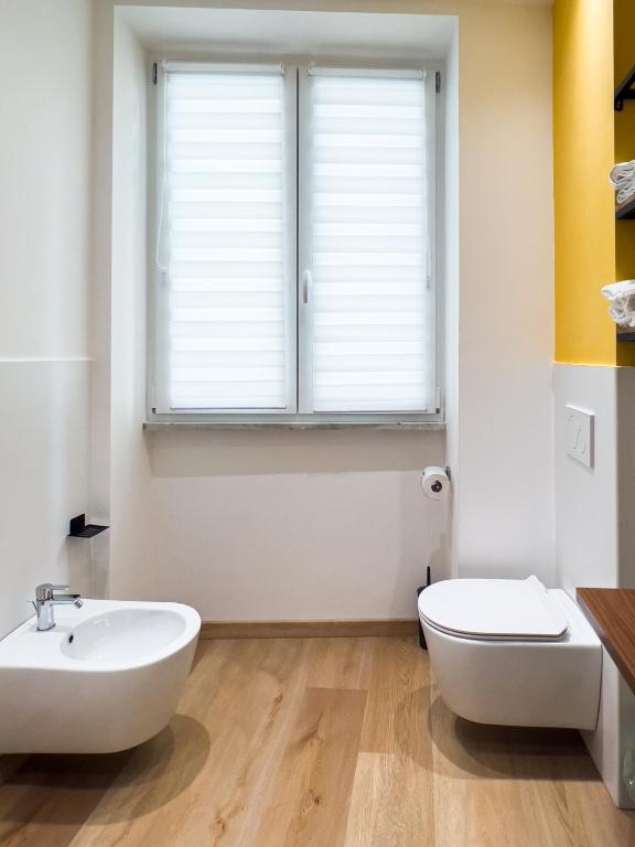 Koupelna v ubytování Hotel La Superba