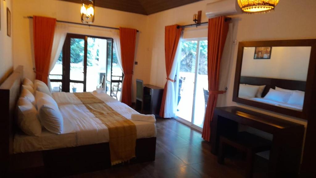 Postel nebo postele na pokoji v ubytování Villa D55