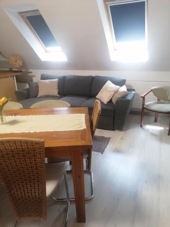 Część wypoczynkowa w obiekcie Újkapu Sunshine Apartments
