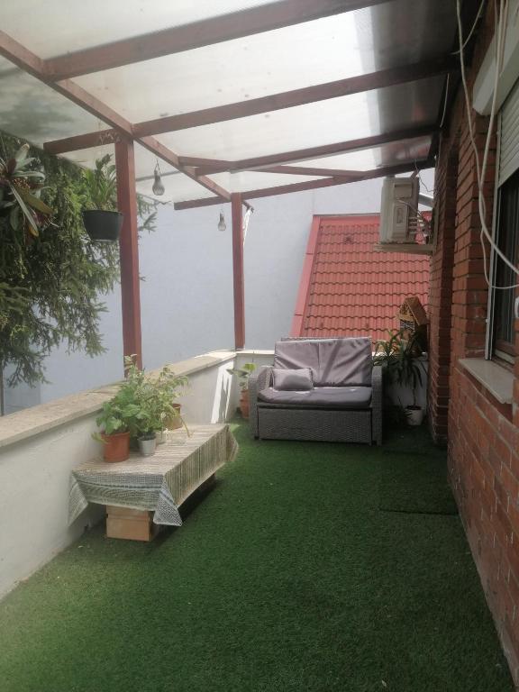 Część wypoczynkowa w obiekcie Újkapu Sunshine Apartments