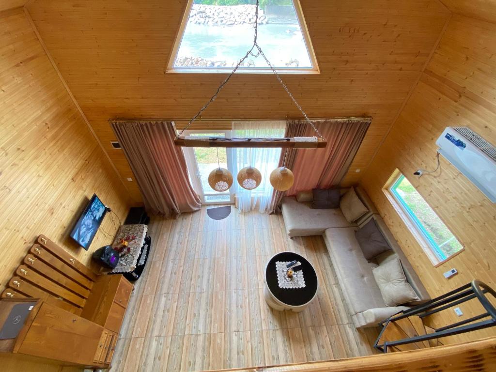 TV a/nebo společenská místnost v ubytování Green house