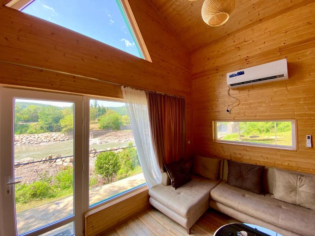 Posezení v ubytování Green house