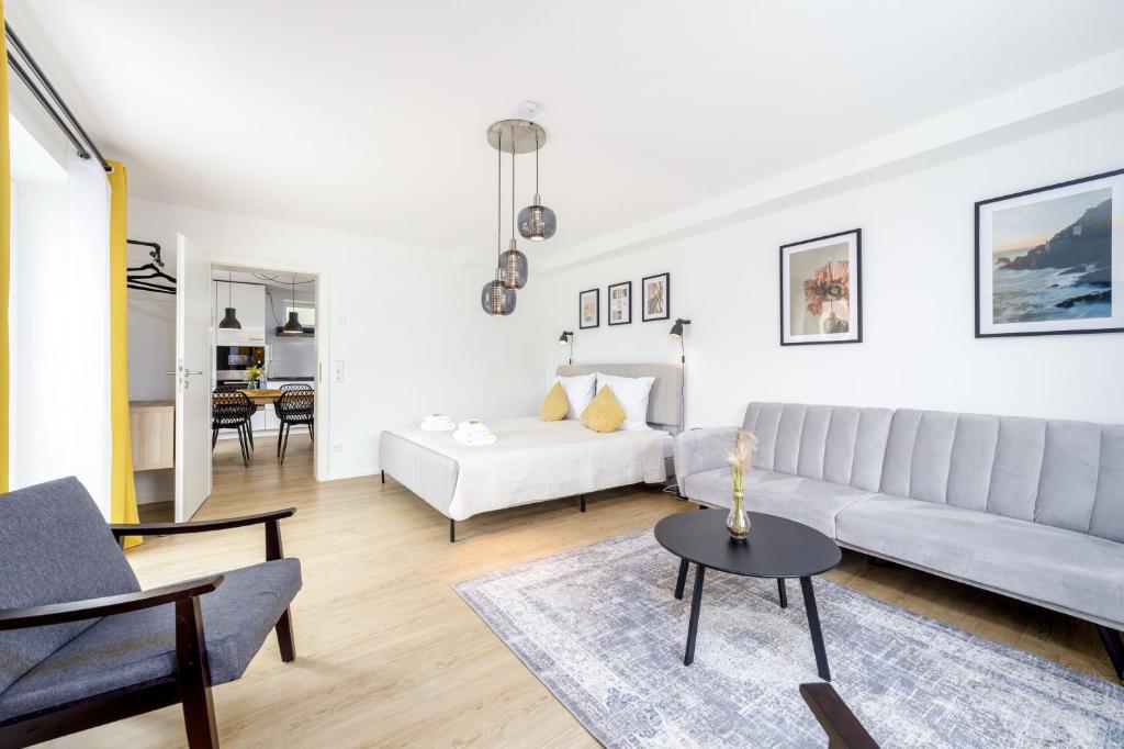 Posezení v ubytování VonMos Panorama Apartments