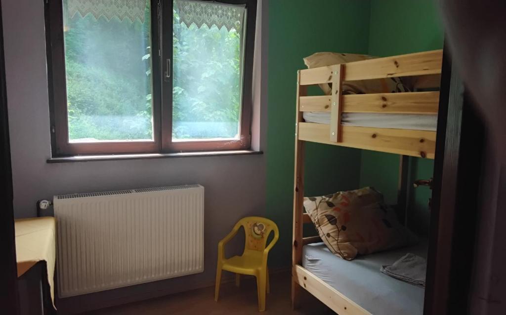 Postel nebo postele na pokoji v ubytování Sobe pri Valentinu