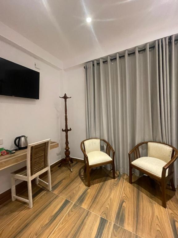 TV a/nebo společenská místnost v ubytování Citrine Kandy