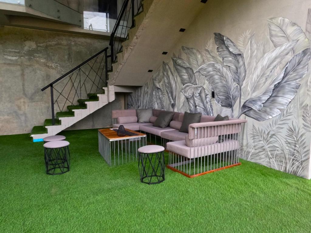 Zahrada ubytování EleMYNT LifeStyle Hotel