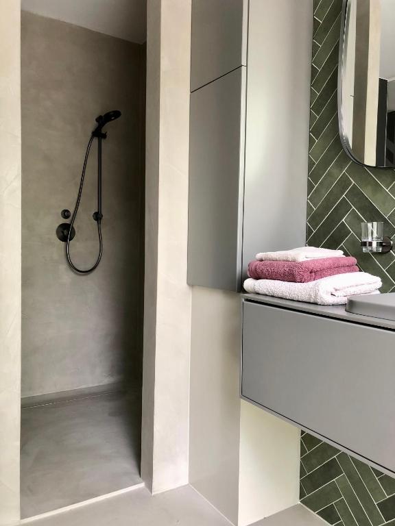 Koupelna v ubytování Huis Vanellus