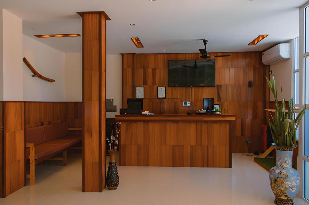 Kuchyň nebo kuchyňský kout v ubytování Noah Private Beach House