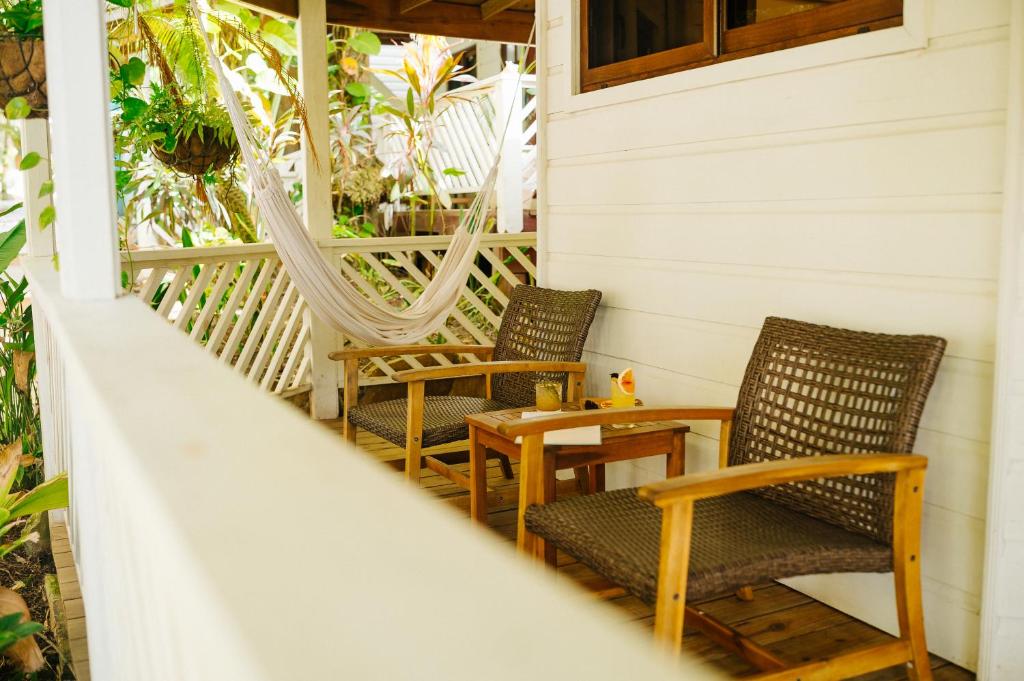 Balkón nebo terasa v ubytování Tranquilseas Eco Lodge & Dive Center