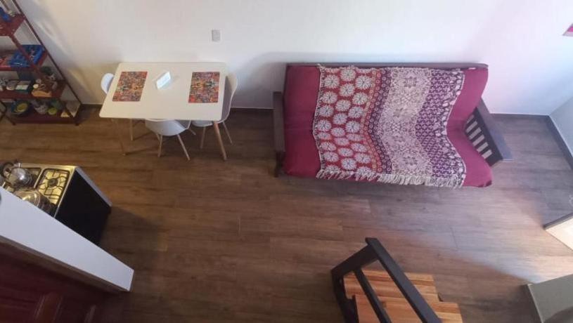 Χώρος καθιστικού στο Shanti Loft