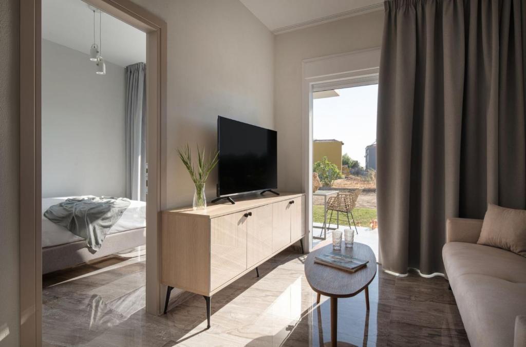 TV a/nebo společenská místnost v ubytování Amadeus Golden Resort