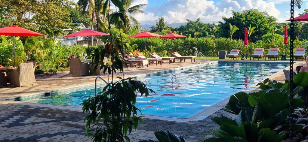 Bazén v ubytování Lava Hotel nebo v jeho okolí
