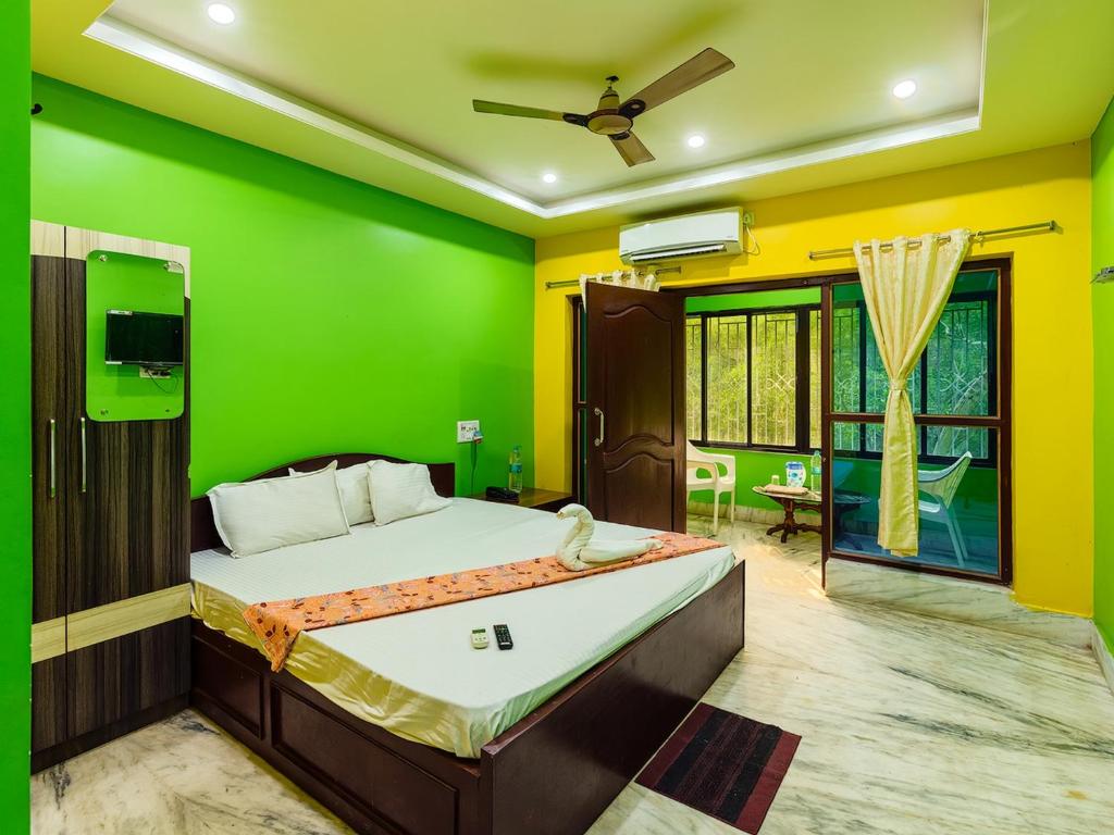 Postel nebo postele na pokoji v ubytování Hotel Utopia