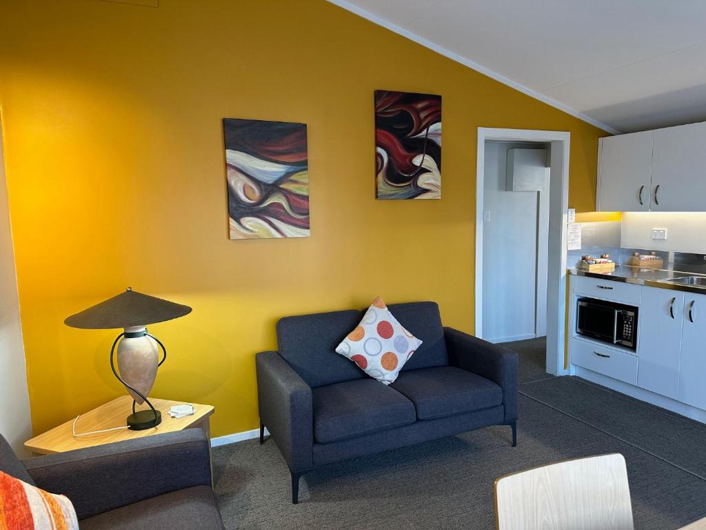 Kuchyň nebo kuchyňský kout v ubytování Anderson Park Motel