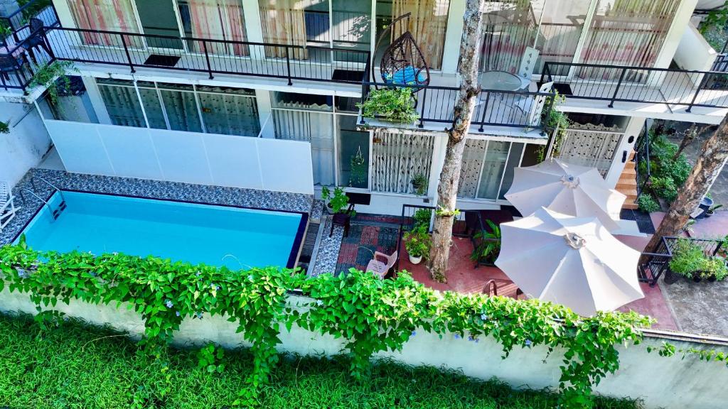 Bazén v ubytování Eco Resort Kandy nebo v jeho okolí