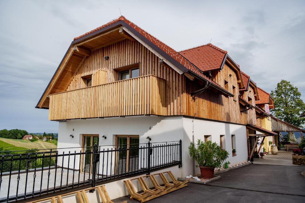 Budova, kde se bed and breakfast nachází