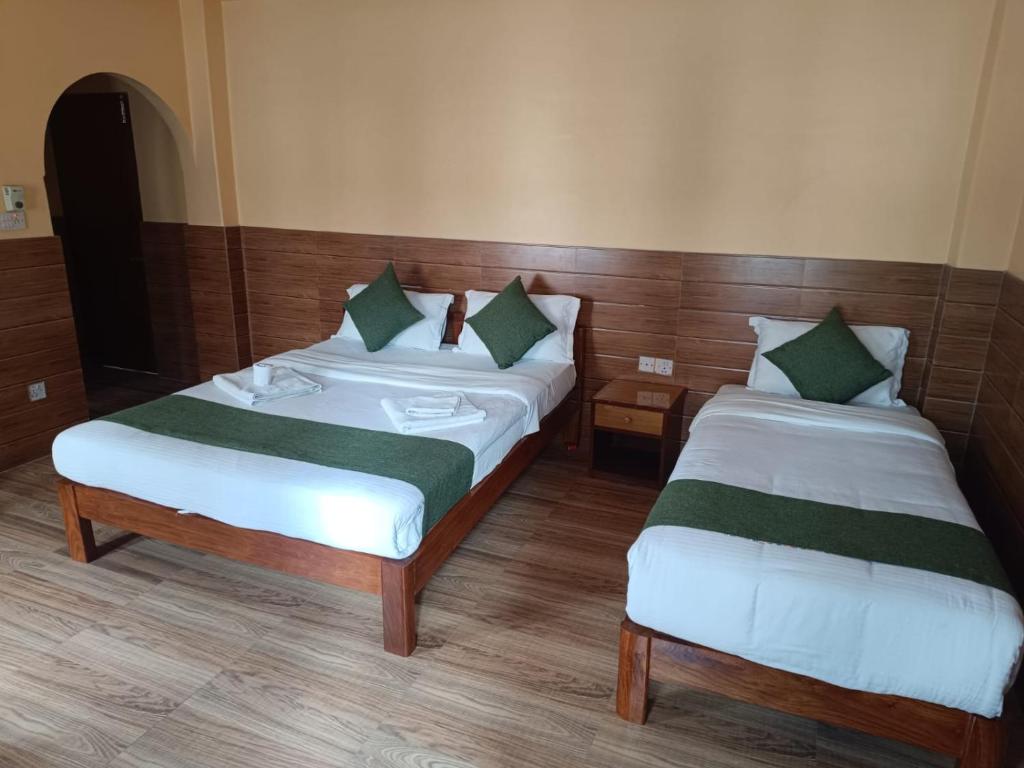 Letto o letti in una camera di The Mountain House