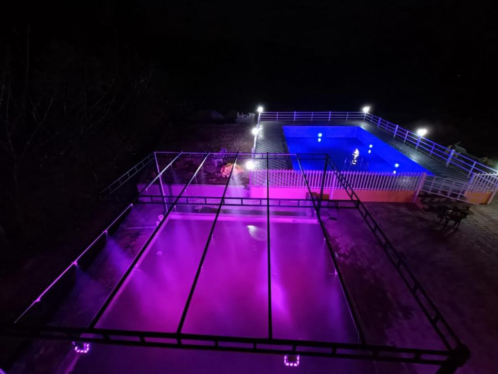 Bazén v ubytování Dandeli Kali Resort nebo v jeho okolí