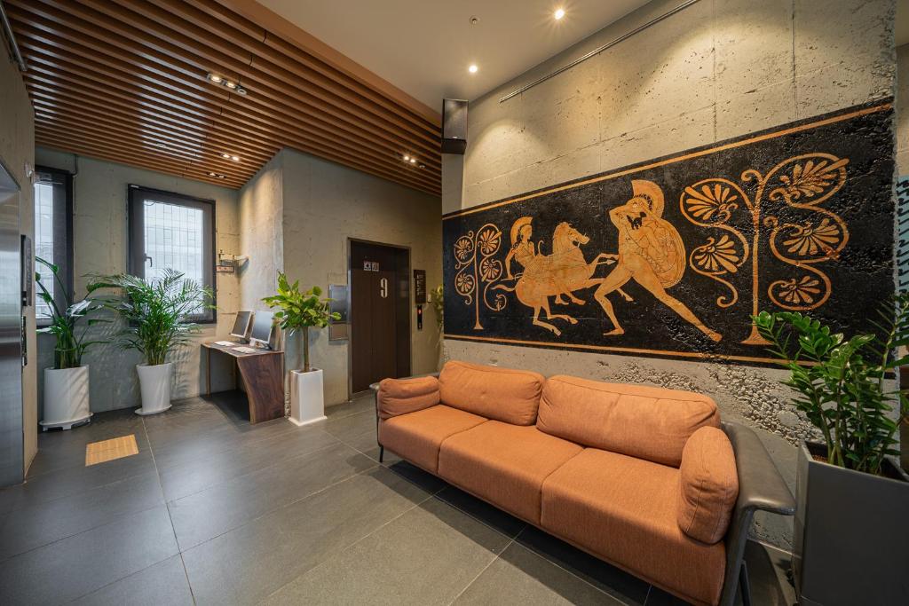 Posezení v ubytování Daegu Eastern Hotel Lions Park