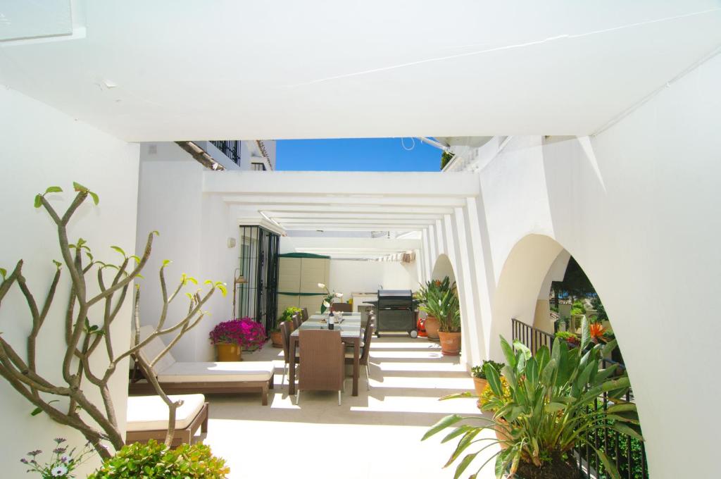Posezení v ubytování Apartment White Pearl Beach