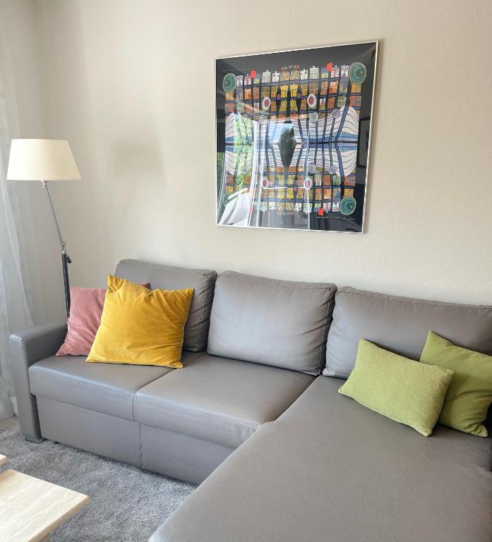 Posezení v ubytování Ferienwohnung Flynn