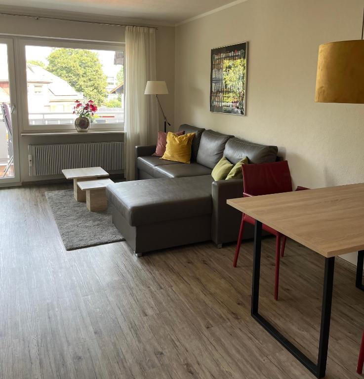 Posezení v ubytování Ferienwohnung Flynn