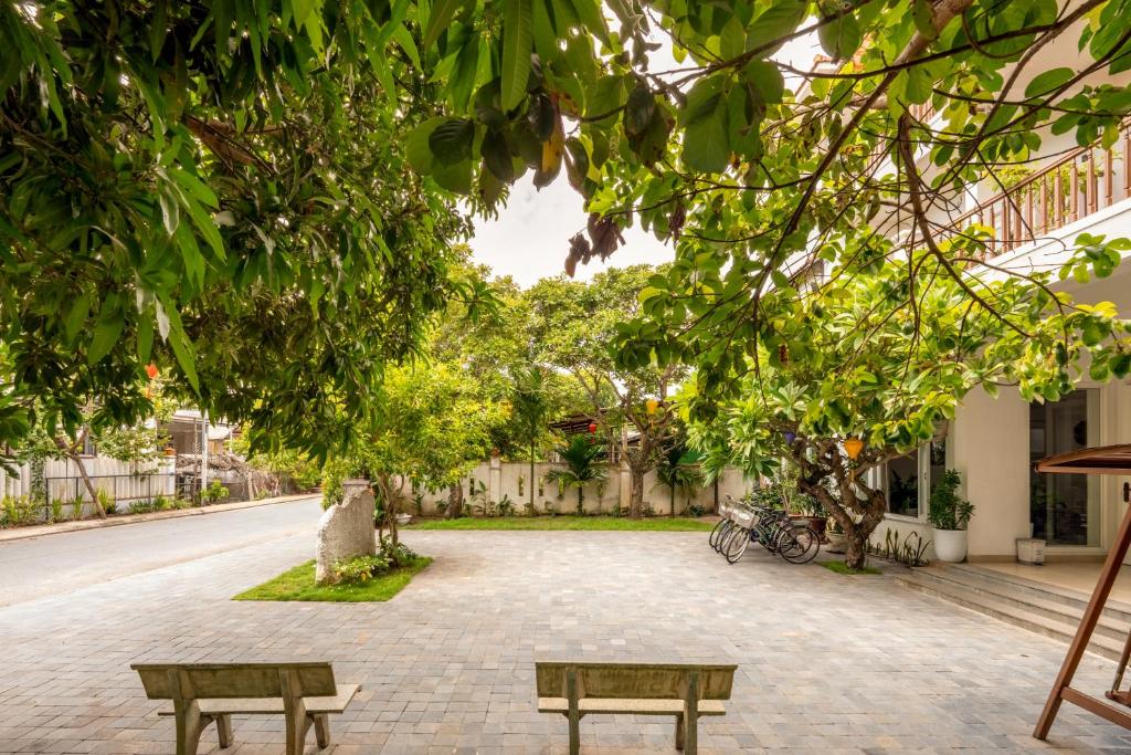 Zahrada ubytování Hoi An Palmy Villa