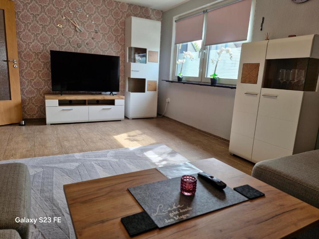 Kuchyň nebo kuchyňský kout v ubytování Apartment Bochum