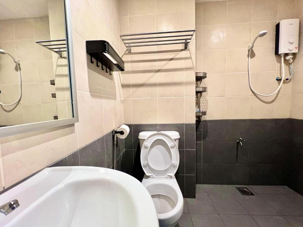 Koupelna v ubytování Margo Hotel Kota Kinabalu
