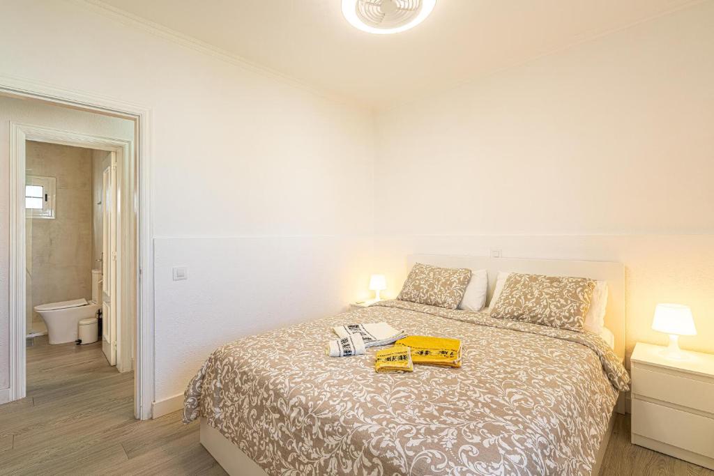 Postel nebo postele na pokoji v ubytování Villa Costa Adeje