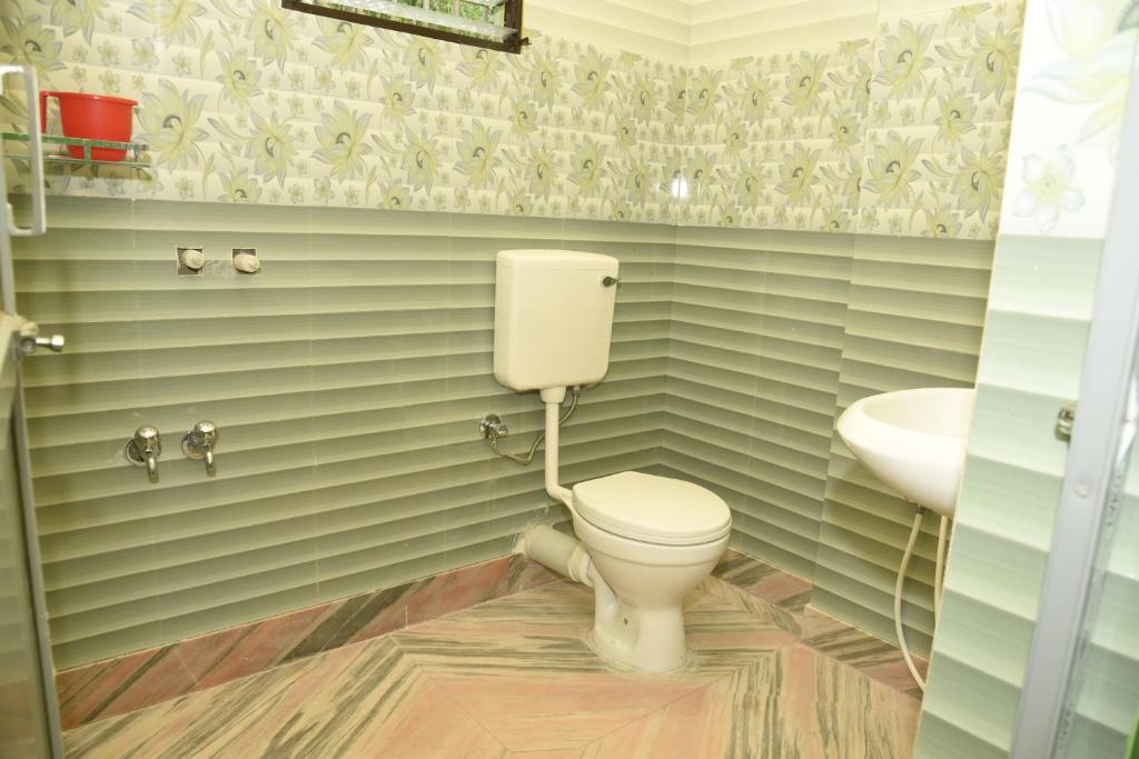 Koupelna v ubytování Hotel Utopia