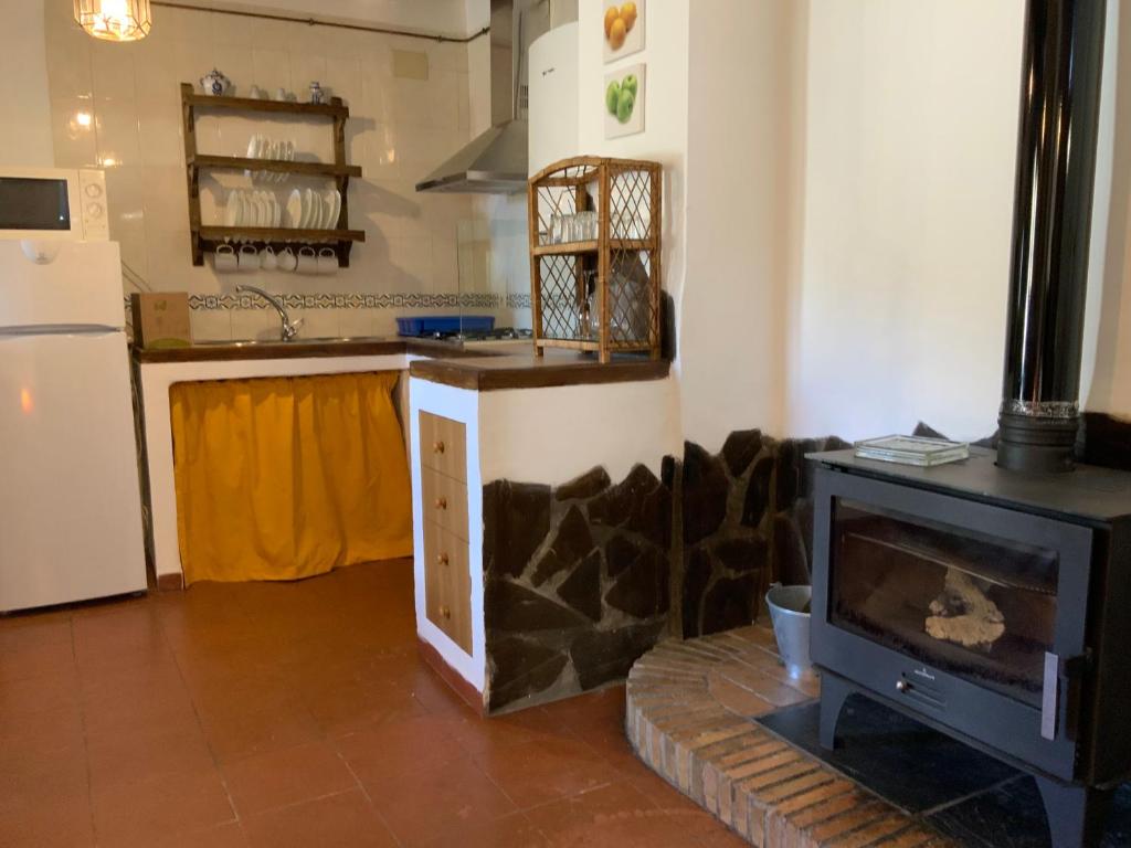 Kuchyňa alebo kuchynka v ubytovaní La Ermita del Poqueira