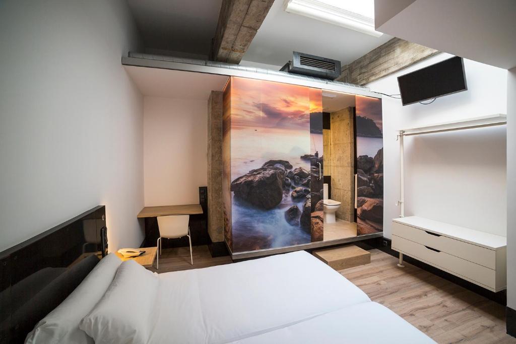 Postel nebo postele na pokoji v ubytování Zerupe Hotel