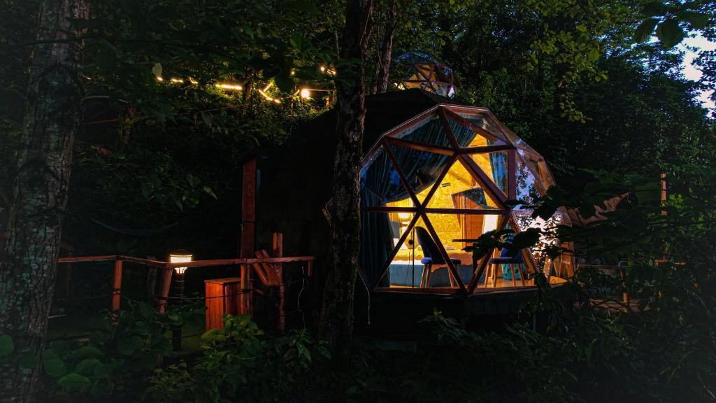 Zahrada ubytování Glamping Martini Kvariati