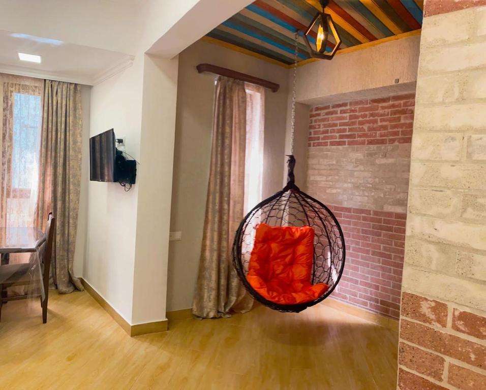 TV a/nebo společenská místnost v ubytování Green Garden B&B