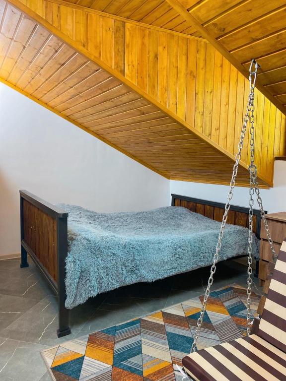 Postel nebo postele na pokoji v ubytování Green Garden B&B