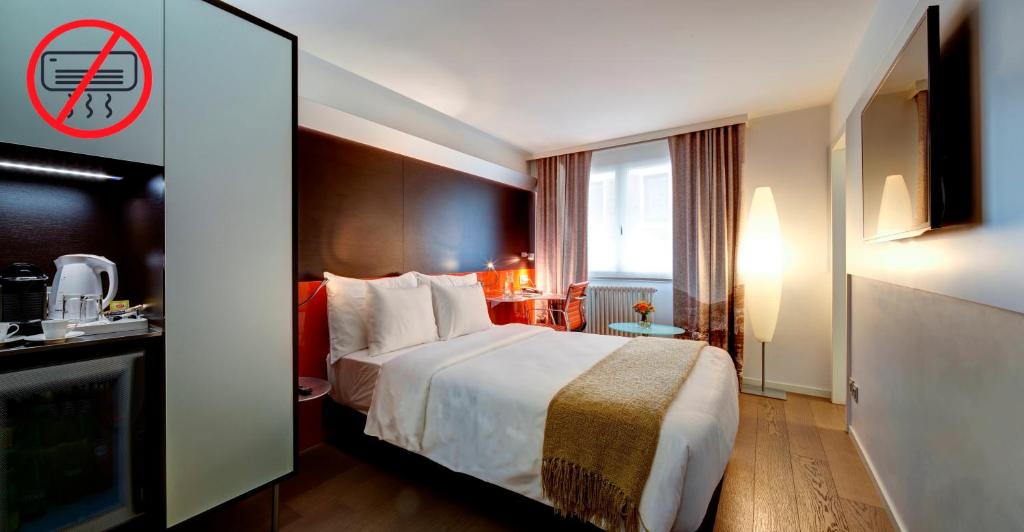 Postel nebo postele na pokoji v ubytování Design Hotel f6