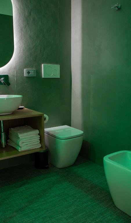 Koupelna v ubytování Papavero Giallo B&B