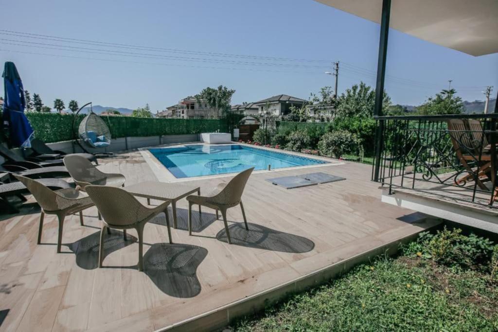 Bazén v ubytování Marmaris'te Özel Havuzlu Villa nebo v jeho okolí