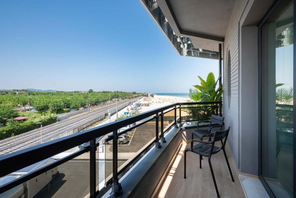 Balkón nebo terasa v ubytování Hotel Playa Suite