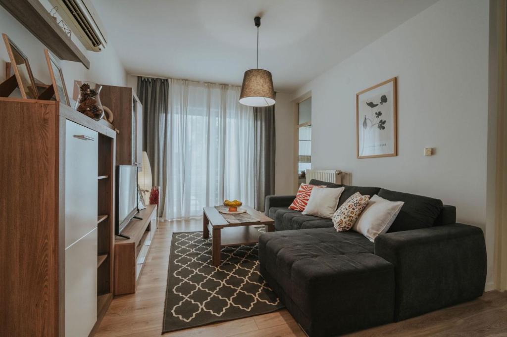 Posezení v ubytování Apartman III u centru Kutine