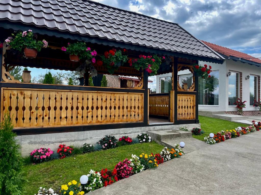 Zahrada ubytování Casa Maria Platoul Luncanilor