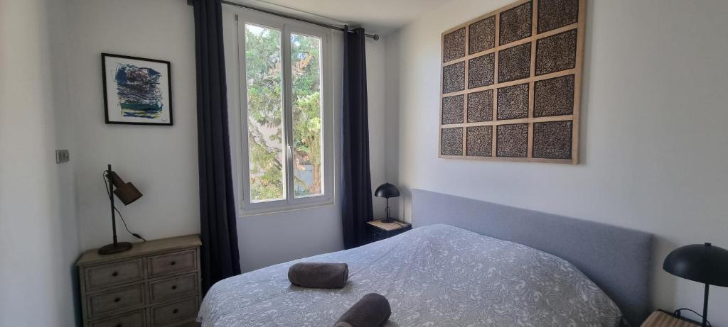 Posteľ alebo postele v izbe v ubytovaní SUPERBE MAISON 6 ch, 4 sdb, terrasses et billard
