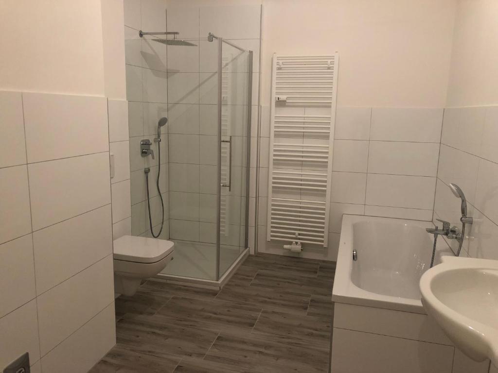 Koupelna v ubytování Landhaus Ferk