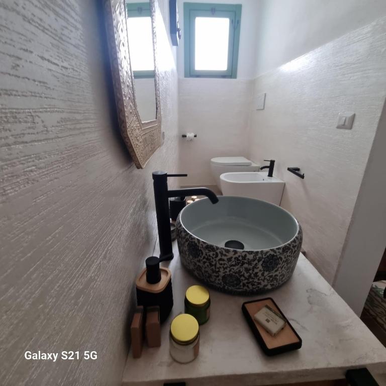 Kúpeľňa v ubytovaní le dimore del tufo