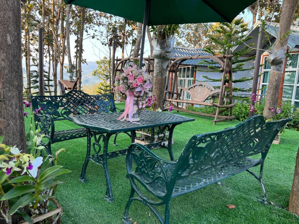 Zahrada ubytování One khaokho homestay