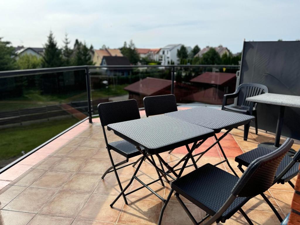 Balkón nebo terasa v ubytování Czerwony Kamień RUBIN