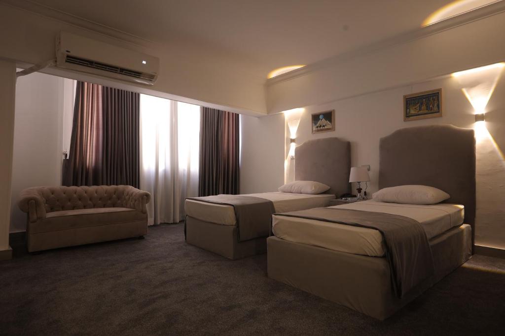 Posezení v ubytování Aura Inn Hotel Cairo