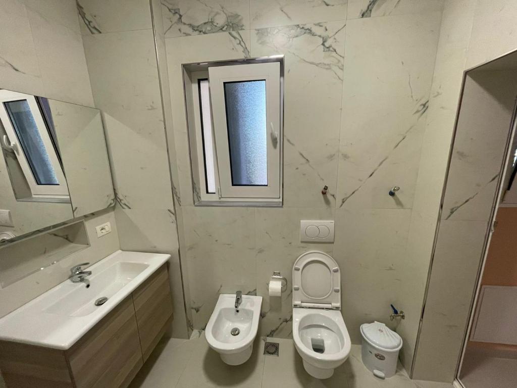 Koupelna v ubytování Alessio Rooms Kruja
