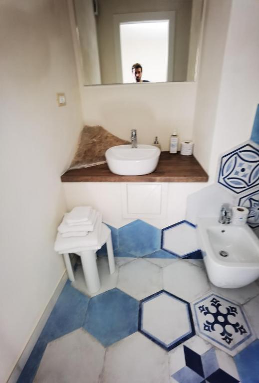 Koupelna v ubytování Appartamenti - Villa Mare